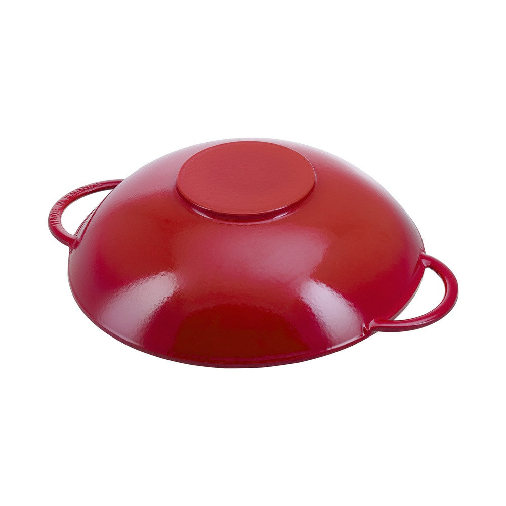 37 cm - Staub Specialities Wok Rotondo In Ghisa