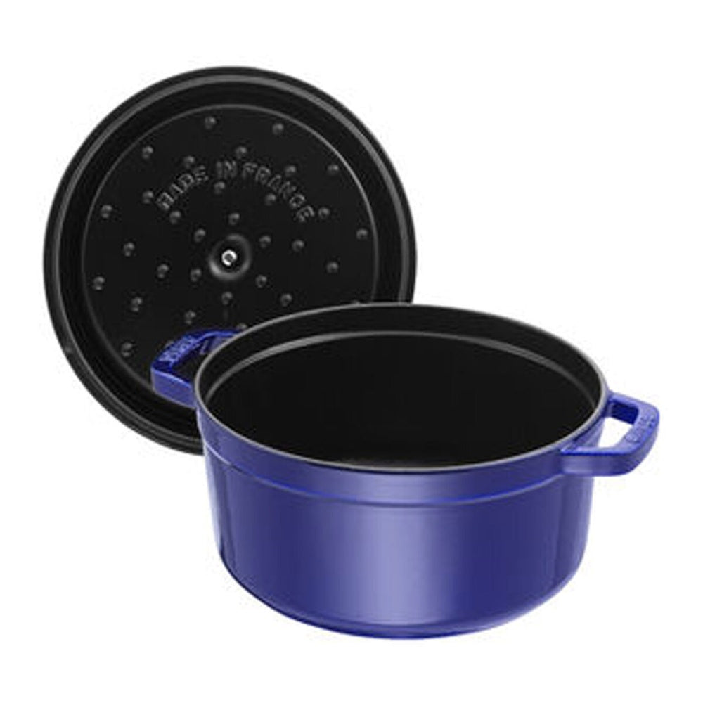 28 cm - Staub Cocotte Casseruola Rotonda In Ghisa Smaltata