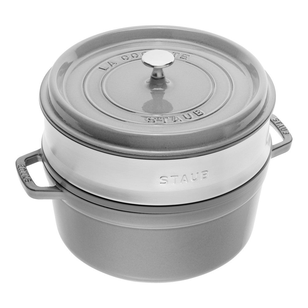 26 cm - Staub La Cocotte Casseruola Cocotte Rotonda In Ghisa