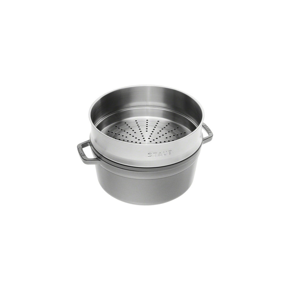 26 cm - Staub La Cocotte Casseruola Cocotte Rotonda In Ghisa