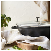 30 cm - Staub Specialities Wok Con Coperchio Rotondo In Ghisa