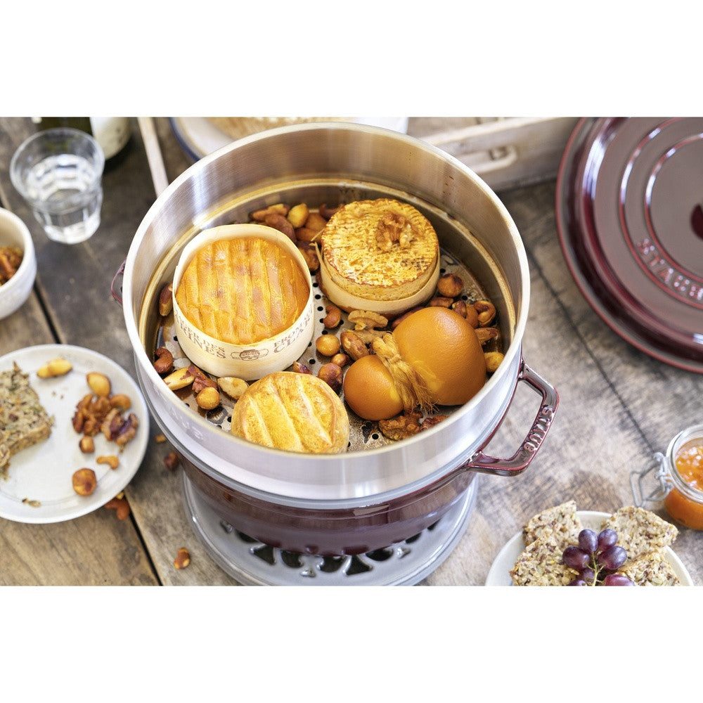 26 cm - Staub Cestello Cottura a Vapore Rotondo In Acciaio Inox