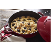 24 cm - Staub Braisers Tegame Basso Chistera Rotondo In Ghisa