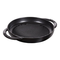 23 cm - Staub Grill Pans Bistecchiera Rotonda In Ghisa