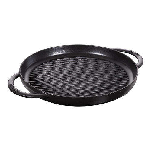 30 cm - Staub Grill Pans Bistecchiera Rotonda In Ghisa