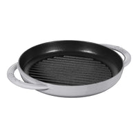23 cm - Staub Grill Pans Bistecchiera Rotonda In Ghisa