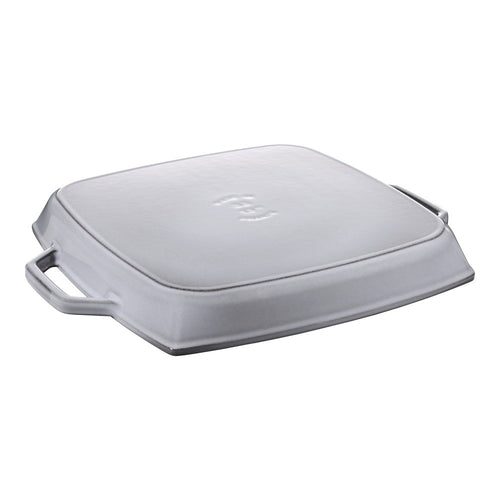33 cm - Staub Grill Pans Bistecchiera Rotonda In Ghisa