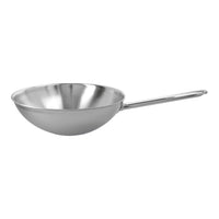 Demeyere Apollo Wok Fondo Piatto In Acciaio Inox 18/10