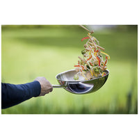 Demeyere Apollo Wok Fondo Piatto In Acciaio Inox 18/10