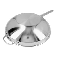 Demeyere Apollo Wok Fondo Piatto In Acciaio Inox 18/10