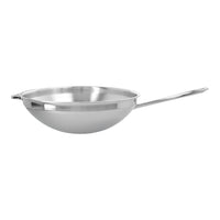 Demeyere Apollo Wok Fondo Piatto In Acciaio Inox 18/10