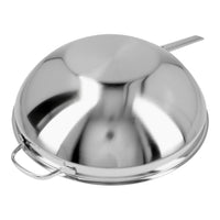 Demeyere Apollo Wok Fondo Piatto In Acciaio Inox 18/10