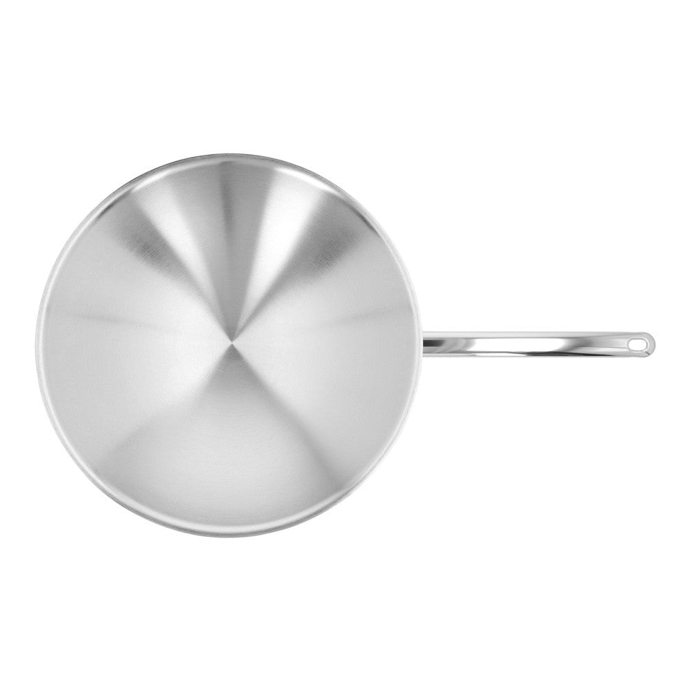 36 cm - Demeyere Apollo Wok Fondo Tondo In Acciaio Inox 18/10