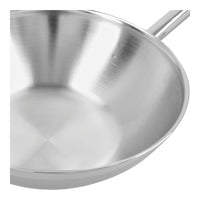 Demeyere Apollo Wok Fondo Piatto In Acciaio Inox 18/10