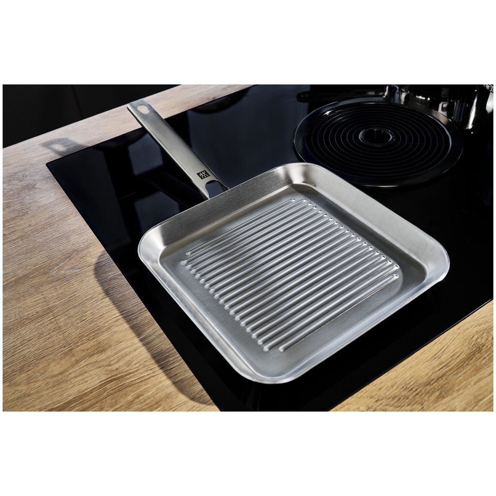 24 cm - Zwilling Plus Bistecchiera In Acciaio Inox 18/10