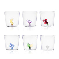35 Cl Ichendorf Greenwood Bicchiere Acqua In Vetro Borosilicato Set 6 Pezzi