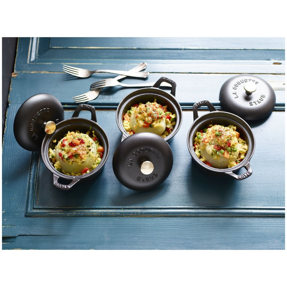 12 cm - Staub Specialities Le Coquette Rotonda In Ghisa