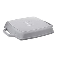 23 cm - Staub Grill Pans Bistecchiera Quadrata In Ghisa