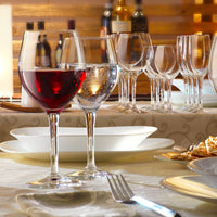 34 8 Cl Bormioli Rocco Milano Calice Vino Rosso In Vetro Temperato Set 12 Pezzi
