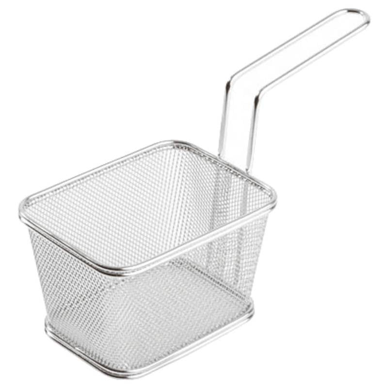 13X10 Cm Paderno Tableware Buffet And Display Cestello Porta Snack In Acciaio Inox