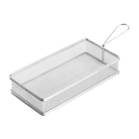 21 5X10 5 Cm Paderno Tableware Buffet And Display Cestello Porta Snack Rettangolare In Acciaio Inox
