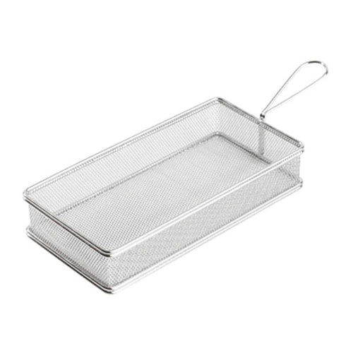21 5X10 5 Cm Paderno Tableware Buffet And Display Cestello Porta Snack Rettangolare In Acciaio Inox