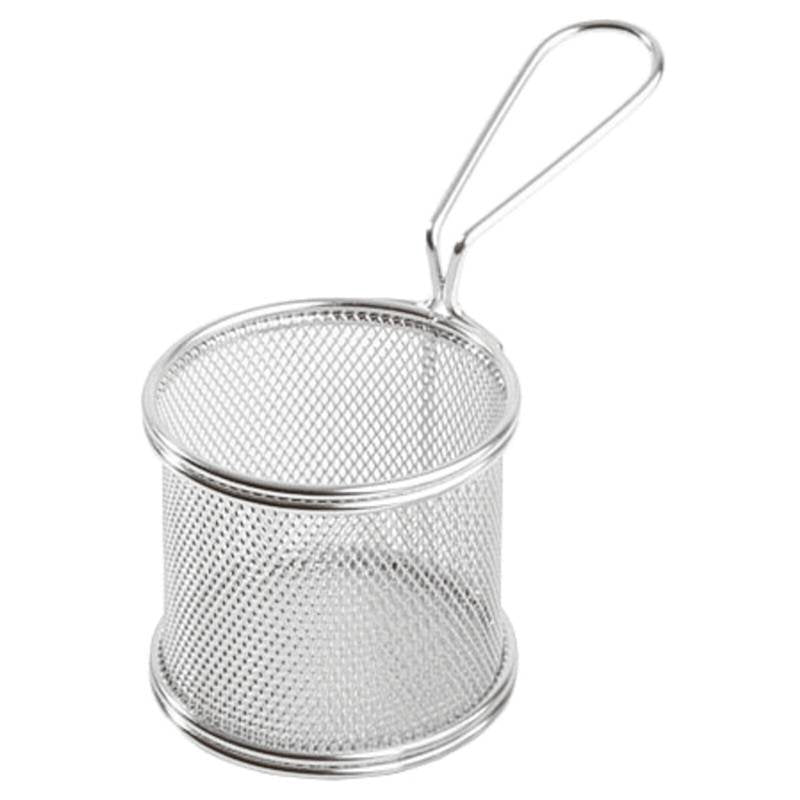 9 Cm Paderno Tableware Buffet And Display Cestello Porta Snack In Acciaio Inox