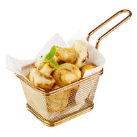 10X8 5 Cm Paderno Tableware Buffet And Display Cestello Porta Snack Quadrato In Acciaio Inox
