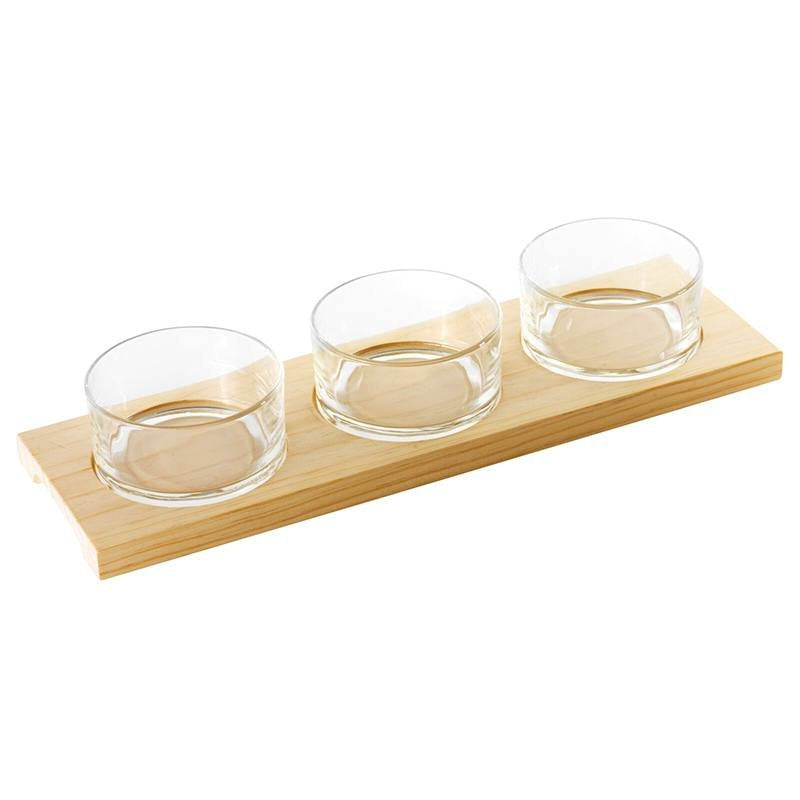 14 7 Cl Paderno Happy Hour Coppette Per Aperitivo Con Supporto Vassoio Set 4 Pz