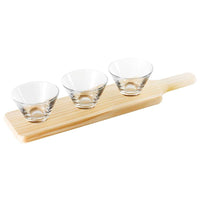 14 7 Cl Paderno Happy Hour Coppette Per Aperitivo Rettangolare Con Vasetti Set 4 Pz