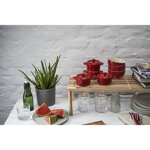 10 cm - Staub Ceramique Mini Cocotte Rotonda In Ceramica - Set 4 Pz