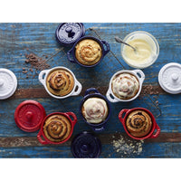 10 cm - Staub Ceramique Mini Cocotte Rotonda In Ceramica - Set 4 Pz