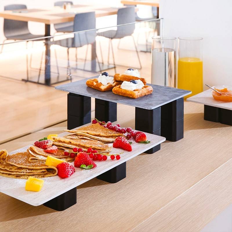 6X5 Cm Paderno Serving Trays Supporto Vassoio In Poliestere