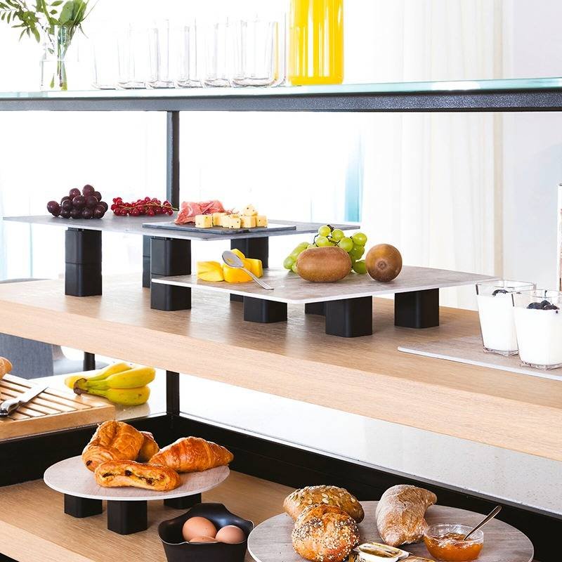 6X5 Cm Paderno Serving Trays Supporto Vassoio In Poliestere