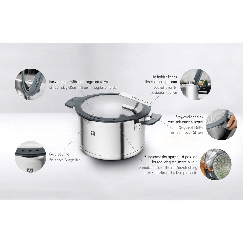 Zwilling Simplify Set Casseruola In Acciaio Inox - Set 5 Pz
