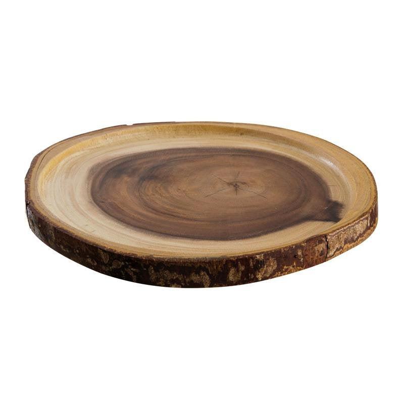 24 Cm Paderno Tableware Buffet And Display Vassoio Spesso Fatto A Mano In Legno Di Acacia