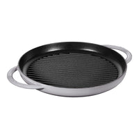 30 cm - Staub Grill Pans Bistecchiera Rotonda In Ghisa