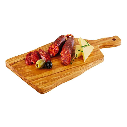 25X16 Cm Paderno Tableware Buffet And Display Vassoio Con Manico In Legno Di Ulivo