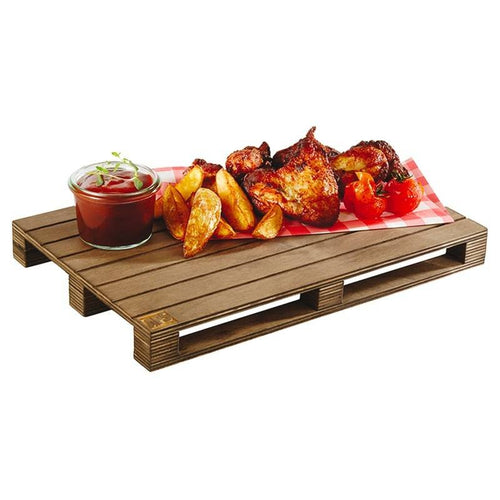 30X20 Cm Paderno Tableware Buffet And Display Mini Pedana Vassoio In Legno Di Betulla