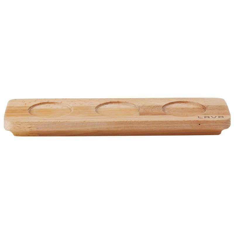 28X8 Cm Paderno Happy Hour Vassoio Porta Snack Con Inserti In Legno