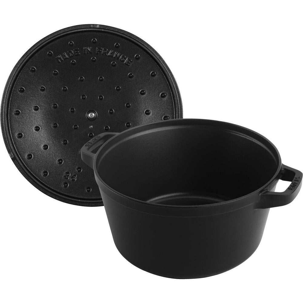 24 cm - Staub Set Pentole Impilabili In Ghisa Smaltata - Set 2 Pz
