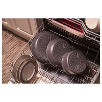 Ballarini Torre Set Padelle Alte Svasate Antiaderente Ceramico In Alluminio Con Manico Rimovibile - Set 3 Pz