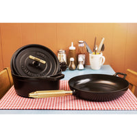 24 cm - Staub La Cocotte Buster + Punch Casseruola Cocotte Rotonda In Ghisa