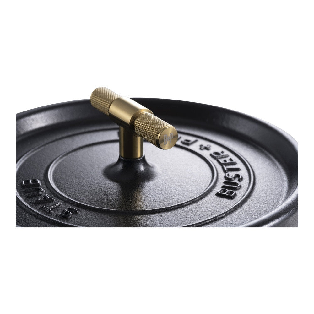 24 cm - Staub La Cocotte Buster + Punch Casseruola Cocotte Rotonda In Ghisa