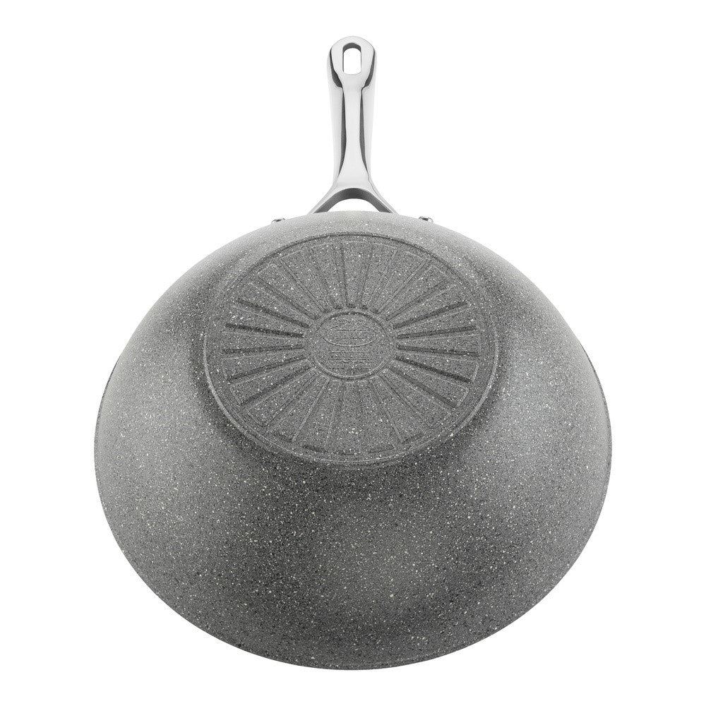 30 cm - Ballarini Salina Ceramic Wok Antiaderente In Alluminio