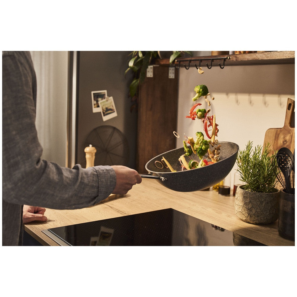 30 cm - Ballarini Salina Ceramic Wok Antiaderente In Alluminio