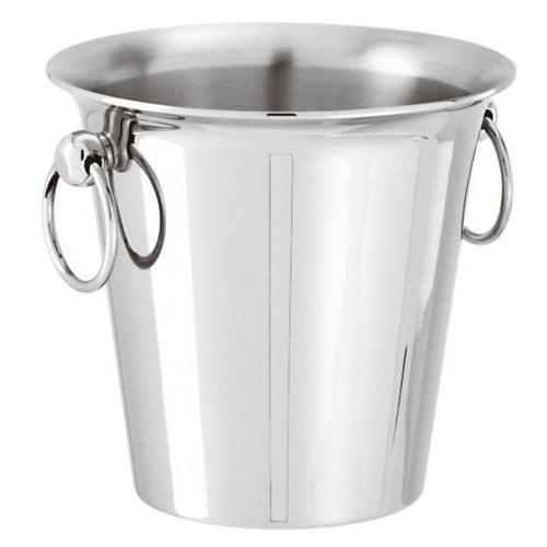 12 5 X H 13Cm Paderno Secchiello Ghiaccio In Acciaio Inox Con Maniglie