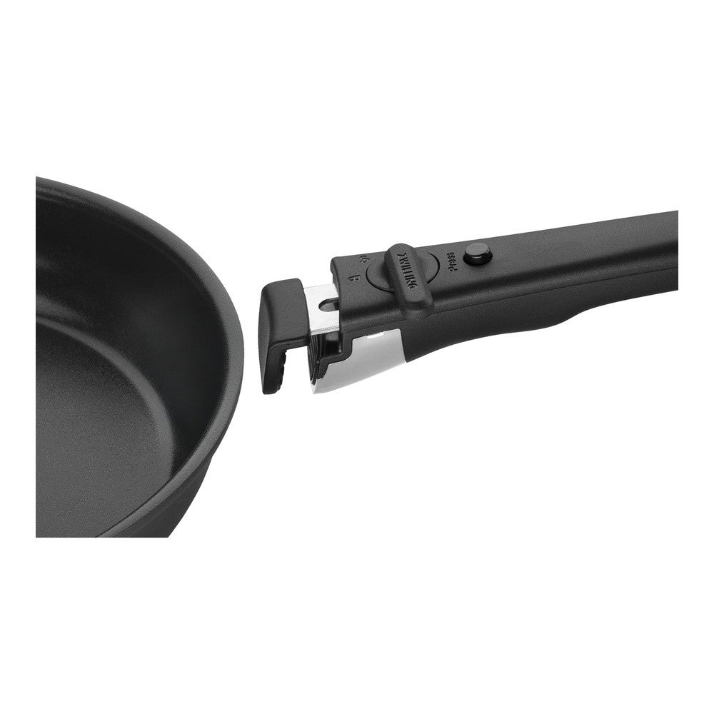 Zwilling Unlock Ceramic Titanium Set Padelle Impilabili Con Manico Rimovibile In Alluminio - Set 4 Pz