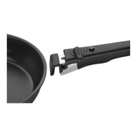 Zwilling Unlock Ceramic Titanium Set Padelle Impilabili Con Manico Rimovibile In Alluminio - Set 4 Pz