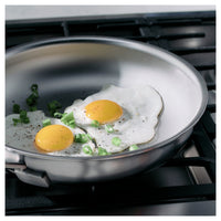 Demeyere Industry NanoTouch Padella Bassa Antiaderente In Acciaio Inox 18/10